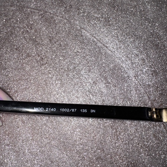 Versace Sunglasses with Black Lenses and Gold Trim - Picture 9 of 11